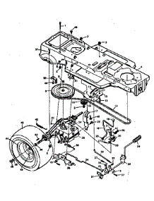 Drive Parts parts for Craftsman Front-Engine Lawn Tractor 502255791 from AppliancePartsPros.com