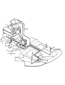 Wiring Diagram parts for Craftsman Front-Engine Lawn Tractor 502256010 from AppliancePartsPros.com