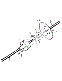 Differential parts for Craftsman Front-Engine Lawn Tractor 502256010 from AppliancePartsPros.com