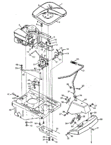 Top Half parts for Craftsman Front-Engine Lawn Tractor 502256010 from AppliancePartsPros.com
