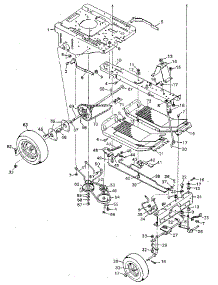 Lower Half parts for Craftsman Front-Engine Lawn Tractor 502256010 from AppliancePartsPros.com
