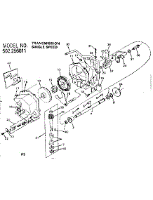 Transmission Single Speed parts for Craftsman Front-Engine Lawn Tractor 502256011 from AppliancePartsPros.com