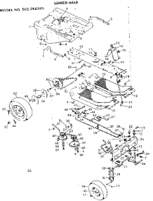 Lower Half parts for Craftsman Front-Engine Lawn Tractor 502256020 from AppliancePartsPros.com
