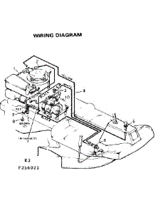 Wiring Diagram parts for Craftsman Front-Engine Lawn Tractor 502256021 from AppliancePartsPros.com