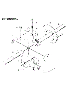 Differential parts for Craftsman Front-Engine Lawn Tractor 502256031 from AppliancePartsPros.com