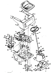Top Half parts for Craftsman Front-Engine Lawn Tractor 502256032 from AppliancePartsPros.com