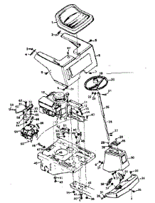 Top Half parts for Craftsman Front-Engine Lawn Tractor 502256033 from AppliancePartsPros.com