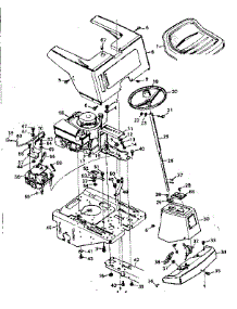 Top Half parts for Craftsman Front-Engine Lawn Tractor 502256034 from AppliancePartsPros.com