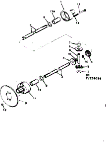 Differential parts for Craftsman Front-Engine Lawn Tractor 502256036 from AppliancePartsPros.com