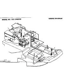 Wiring Diagram parts for Craftsman Front-Engine Lawn Tractor 502256038 from AppliancePartsPros.com