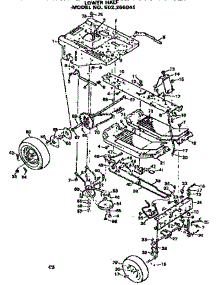 Lower Half parts for Craftsman Front-Engine Lawn Tractor 502256041 from AppliancePartsPros.com