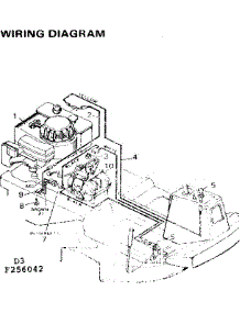 Wiring Diagram parts for Craftsman Front-Engine Lawn Tractor 502256042 from AppliancePartsPros.com