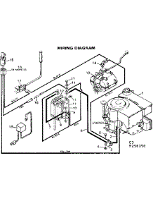Wiring Diagram parts for Craftsman Front-Engine Lawn Tractor 502256050 from AppliancePartsPros.com