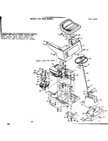 Top Half parts for Craftsman Front-Engine Lawn Tractor 502256051 from AppliancePartsPros.com