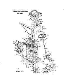 Top Half parts for Craftsman Front-Engine Lawn Tractor 502256060 from AppliancePartsPros.com