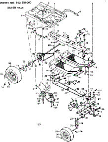 Lower Half parts for Craftsman Front-Engine Lawn Tractor 502256060 from AppliancePartsPros.com