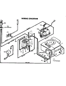 Wiring Diagram parts for Craftsman Front-Engine Lawn Tractor 502256060 from AppliancePartsPros.com