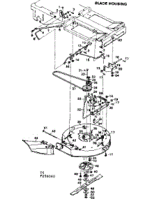 Blade Housing parts for Craftsman Front-Engine Lawn Tractor 502256060 from AppliancePartsPros.com