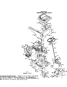 Top Half parts for Craftsman Front-Engine Lawn Tractor 502256061 from AppliancePartsPros.com