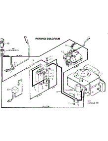 Wiring Diagram parts for Craftsman Front-Engine Lawn Tractor 502256070 from AppliancePartsPros.com