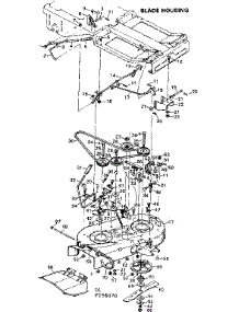 Blade Housing parts for Craftsman Front-Engine Lawn Tractor 502256070 from AppliancePartsPros.com