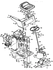 Top Half parts for Craftsman Front-Engine Lawn Tractor 502256071 from AppliancePartsPros.com
