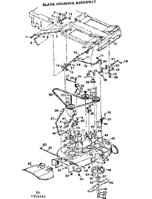 Blade Housing Assembly parts for Craftsman Front-Engine Lawn Tractor 502256080 from AppliancePartsPros.com
