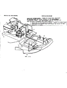 Wiring Diagram parts for Craftsman Front-Engine Lawn Tractor 502256092 from AppliancePartsPros.com