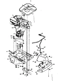 Upper Half parts for Craftsman Front-Engine Lawn Tractor 502256093 from AppliancePartsPros.com