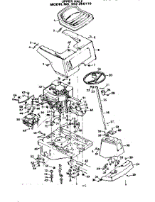 Upper Half parts for Craftsman Front-Engine Lawn Tractor 502256110 from AppliancePartsPros.com