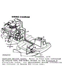 Wiring Diagram parts for Craftsman Front-Engine Lawn Tractor 502256112 from AppliancePartsPros.com