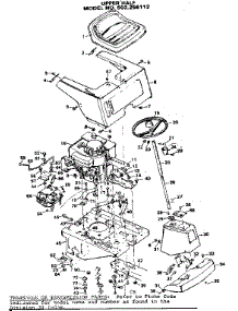 Upper Half parts for Craftsman Front-Engine Lawn Tractor 502256112 from AppliancePartsPros.com