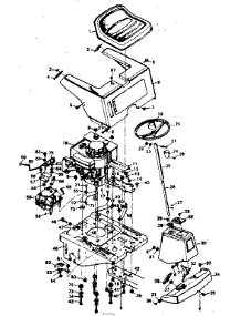 Upper Half parts for Craftsman Front-Engine Lawn Tractor 502256113 from AppliancePartsPros.com