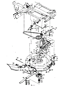 Mower Housing parts for Craftsman Front-Engine Lawn Tractor 502256113 from AppliancePartsPros.com