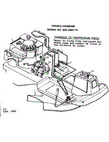 Wiring Diagram parts for Craftsman Front-Engine Lawn Tractor 502256114 from AppliancePartsPros.com