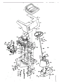 Upper Half parts for Craftsman Front-Engine Lawn Tractor 502256117A from AppliancePartsPros.com