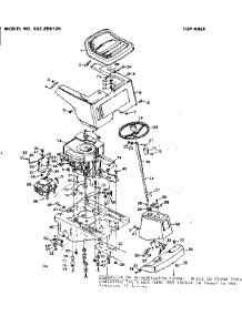 Top Half parts for Craftsman Front-Engine Lawn Tractor 502256120 from AppliancePartsPros.com