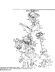 Top Half parts for Craftsman Front-Engine Lawn Tractor 502256121 from AppliancePartsPros.com