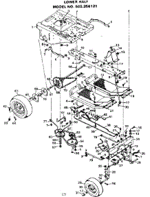 Lower Half parts for Craftsman Front-Engine Lawn Tractor 502256121 from AppliancePartsPros.com