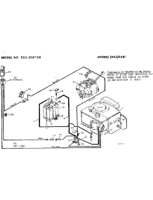 Wiring Diagram parts for Craftsman Front-Engine Lawn Tractor 502256126 from AppliancePartsPros.com