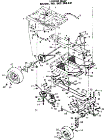 Lower Half parts for Craftsman Front-Engine Lawn Tractor 502256131 from AppliancePartsPros.com