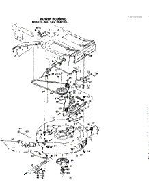 Mower Housing parts for Craftsman Front-Engine Lawn Tractor 502256131 from AppliancePartsPros.com