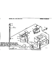 Wiring Diagram parts for Craftsman Front-Engine Lawn Tractor 5022561321 from AppliancePartsPros.com