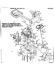 Top Half parts for Craftsman Front-Engine Lawn Tractor 5022561321 from AppliancePartsPros.com