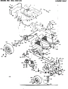 Wiring Diagram parts for Craftsman Front-Engine Lawn Tractor 502256134 from AppliancePartsPros.com