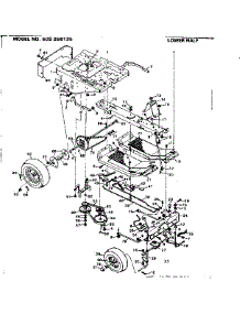 Lower Half parts for Craftsman Front-Engine Lawn Tractor 502256135 from AppliancePartsPros.com