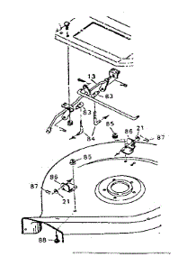 Mower Housing Exploded View parts for Craftsman Front-Engine Lawn Tractor 502256136A from AppliancePartsPros.com
