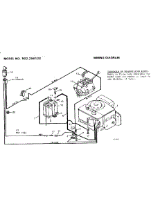Wiring Diagram parts for Craftsman Front-Engine Lawn Tractor 502256138 from AppliancePartsPros.com