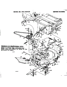 Mower Housing parts for Craftsman Front-Engine Lawn Tractor 502256139 from AppliancePartsPros.com