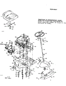Top Half parts for Craftsman Front-Engine Lawn Tractor 502256171 from AppliancePartsPros.com